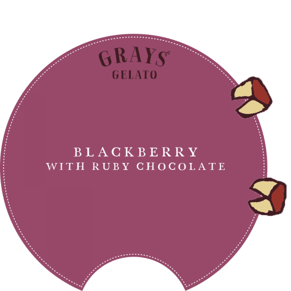 Blackberry with Ruby Chocolate